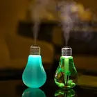 7colors mini Bulb humidifier 400ml ultrasonic conditioner portable USB charger Quiet air purifier humidifier