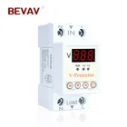 Adjust Voltage Relay Control Over&Under Voltage Protector 220V 63A 40A voltage protector