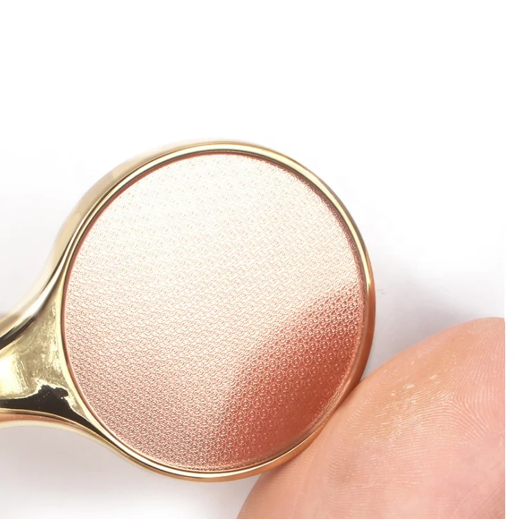 China Supplier Directly Sale No Electric Foot File Round Shaped Crystal glass Foot File