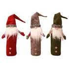 Christmas Decorations Doll Wine Bottle Set Doll Wine Bag Party Holiday decoration