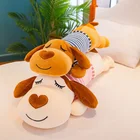 Long Plush Cotton Animal Printing Filling Soft Dog Pillow