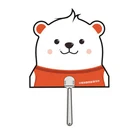 Customized LOGO cartoon creative plastic PP advertising hand fan