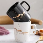 Wholesale nordic style marble surface marble coffee coffe ceramic mug for sale