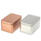 Custom Rectangle Mini Cookie Boxes Biscuit Tin Containers