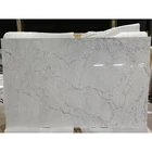 Carrara Joiawhite marble tv laminate veneer wall panel
