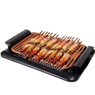 Constant Temperature Kitchenware Non Stick Fry Pan, Large Capacity Kitchen Used electric ceramic Bbq Frying Pan