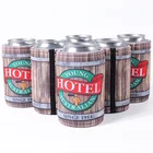 Custom oem stubby can beer bottle cooler bag holder sleeve neoprene beer coozies with logo