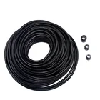 2" Black Flexible Plastic Corrugated Conduit Drainage Pipe