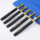 Ball Pen Design Ball Pen High Quality Luxury Gold Clip Rubber Square Hotel Ball Pen With Custom Logo