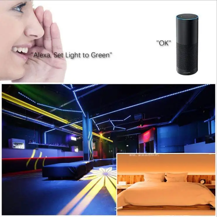 Gledopto zigbee led strip light set with mini controller and 5V led tape smart phone APP control - ANKUX.COM