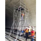Aluminium quick stage suspended scaffold work platform for subway