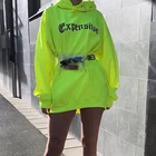 Streetwear Hoodies Sweatshirt Oversized Long Wholesale Women Fitted Hoodie