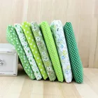 在庫テキスタイル通気性フラワーデジタルエコグリーンパッチワーク 100% コットンキャンバス生地家の装飾のためショッピングバッグ