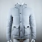 Winter best selling men's thick cotton-padded clothes coat jacketts for mens with hoodie