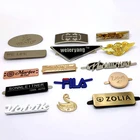 Custom Garment Metal Logo Metal Clothing Labels Bag Metal Label