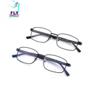 2019 Wholesale Customized Metal Frame Anti Blue Eyewear Thin German Reading Glasses With Case