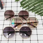 Kenbo 2020 New Arrivals Metal Round Women Trendy Fashion Sunglasses sun glasses