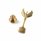 Metal Brass Emblem Name Badge Zinc Alloy Material Metal Cheap Custom Your Own Brass Custom Emblem Badge