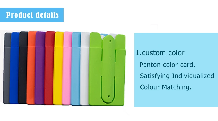kvenge personality 3 m sticker pocket wallet silicone mobile