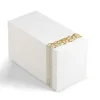 100 PACK Disposable Hand Towels And Decorative Bathroom Napkins with Gold Floral Trim Linen Feel Air Laid Napkin