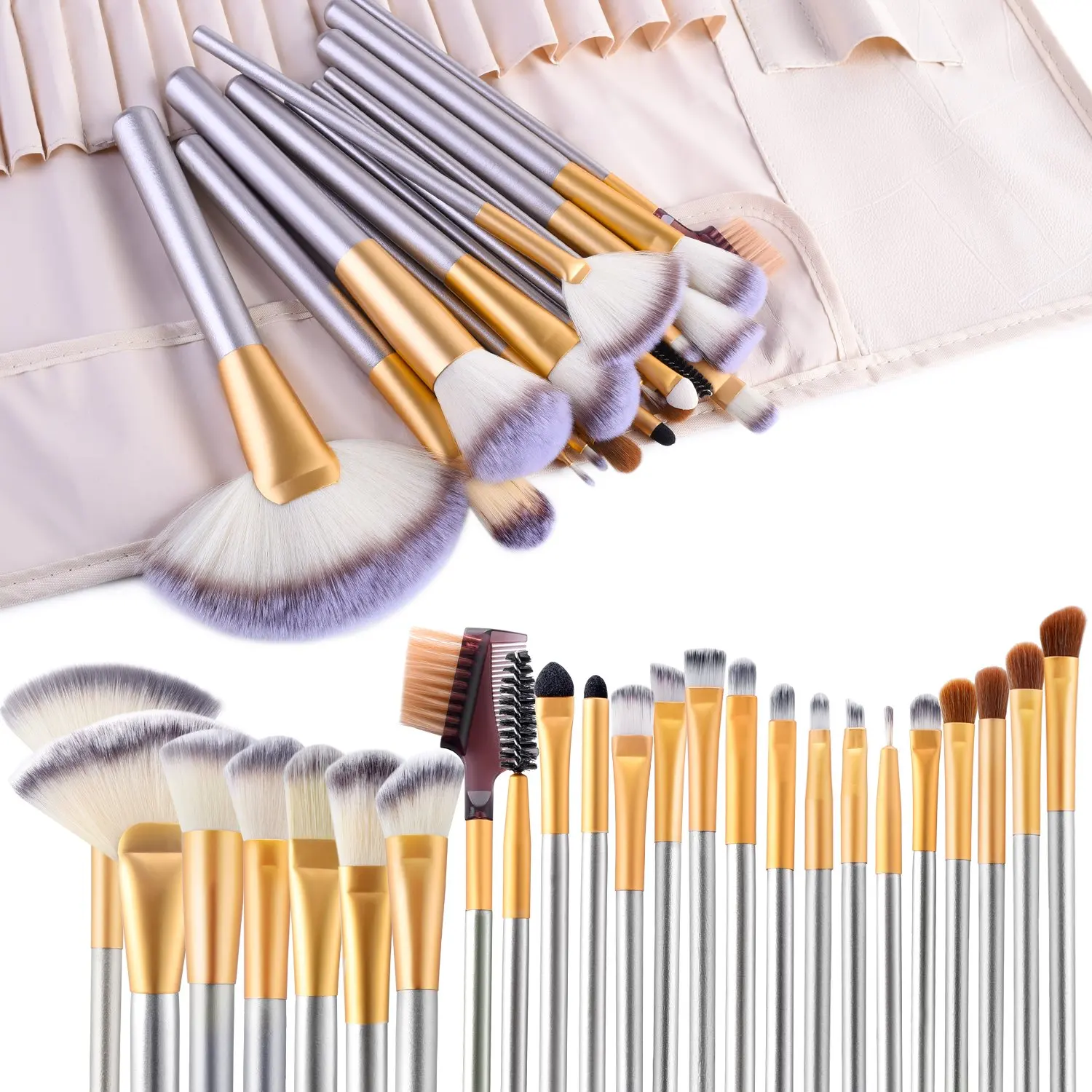 make up brush set 24pcs