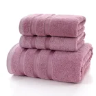 Wholesale factory hot sale customized bamboo towel sets bath towel set