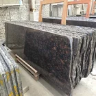 Natural stone tan brown red granite slabs