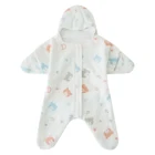 Baby Clothes 100% Organic Hot Sale Star Baby Crawling Clothes 100% Organic Cotton Baby Sleeping Bag Swaddle