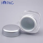 Wholesale plastic clear square 5ml small sample container cosmetic packaging