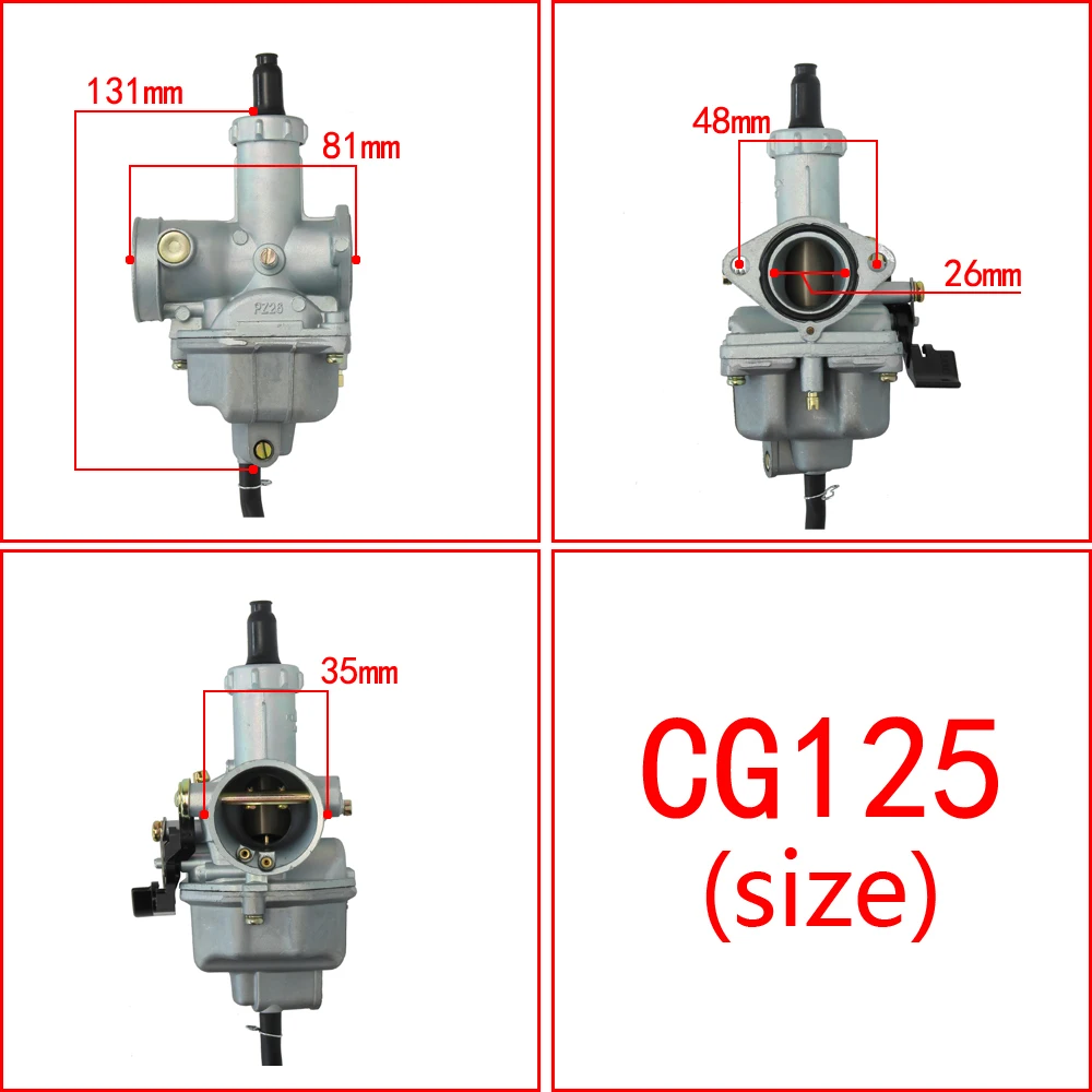 Pz Carburetor Mm Cc Carb For Honda Cg Cb Xl S Trx