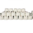 Raw white PV(T/R)50/50 {(15/1--60/1)+40D}spandex core spun yarn