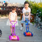 Bubble Bubbles For Kids Hot Sale Summer Outdoor Hand Push Electronic Walker Bubble Toy For Kids