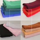 New Muslim New Style High Quality Soft Shinny Glitter Hijab Scarf Wraps Shawl Muslim Solid Plain Silk Satin Scarf Hijab