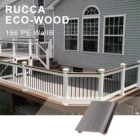 Rucca Eco Wood Exterior Decorative Panel Prefabricated Homes WPC Wall Cladding