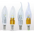 Unique Design SMD Led Filament Bulb Candle E14 E27 Lamp 3w 5W Candle Light E14 Base Candelabra Led Filament Candle Light
