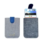 high performance men small leather slim business pull tab wallet credit card holder