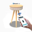 2019 ホット販売 Z1 スマート木製テーブルワイヤレス Bluetooth テーブルスピーカー屋外屋内コーヒーテーブルスピーカー音楽再生と