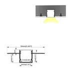 led strip profile aluminum corner profile led aluminum profile led curved angle