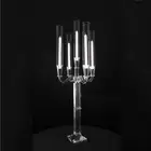 high quality crystal candle holder candle stand tall wedding event candelabra candle stick