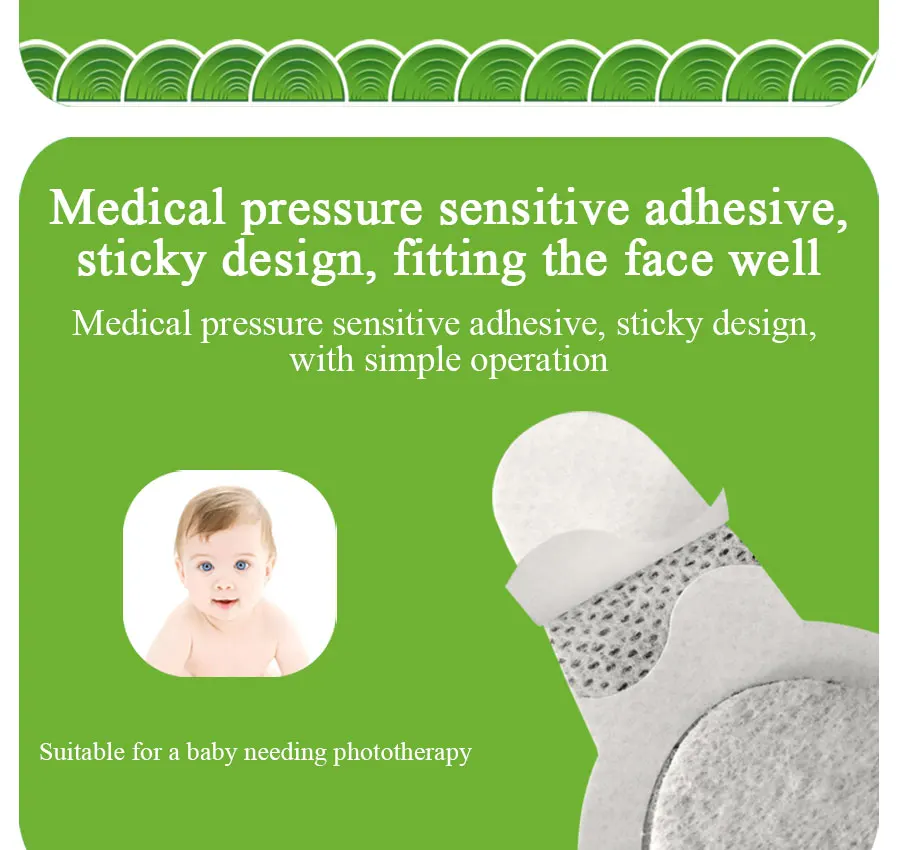 CELECARE Infant Eye Shield Neonatal Phototherapy Non-Woven Phototherapy Eye Mask