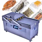 Dry fish airtight packaging machine vacuum packer double chamber food vacuum sealer machine industrial