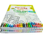 China manufacture customized size A4 A5 art paper coloring picture children's drawing book printing