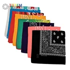 Top Quality 100% Cotton Promotion Gifts Customized Printing Colorful Square Bandana