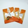 Metallized side gusset zipper pouch food packaging plastic bags
