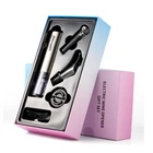 Red OEM Battery Operated Automatic Red Wine Bottle Opener Set