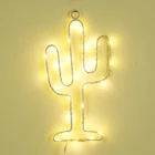 Bolylight 3 * 単三電池 Led ナイト点灯サボテン装飾ライトホーム/ベッドルーム/パーティー/デスク