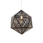 Kava Minimalist Design American Retro Wire Bird Cage Chandeliers Pendant Lights