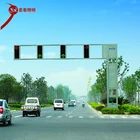 solar warning light solar led traffic floor signal light countdown