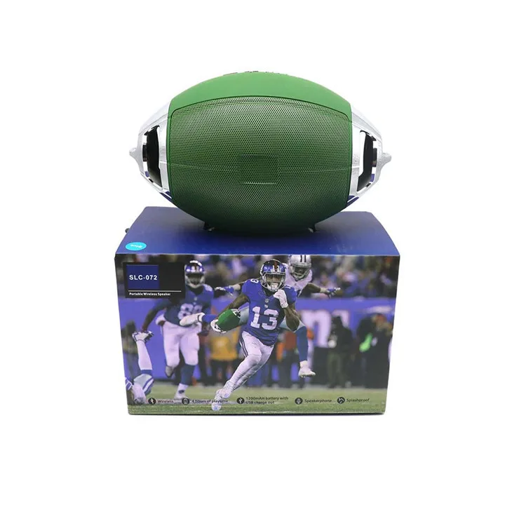 ZZYD FM Radio TF card USB SLC-072 Portable Bass Wireless Bluetooth Speaker Football New Design Mini Speaker - ANKUX.COM