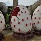 Realistic fiberglass lifesize dinosaur egg statue